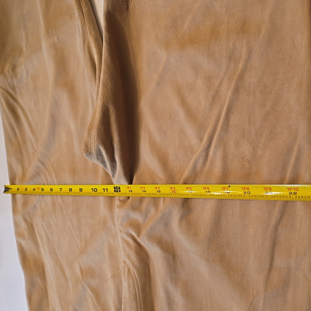 Doncaster Womens Luxury Suede In Khaki/Camel. These Pants Are Custom Fit $60 - Picture 5 of 10
